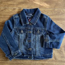 The Children Place NWOT Denim baby Girl Jean Jacket kids size 18/24M