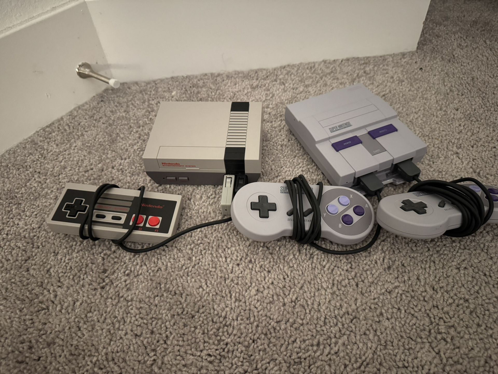 NES And SNES Classic Edition Bundle
