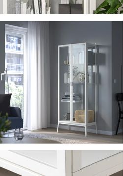 Original IKEA MILSBO Tall Glass Shelves – Set of 3