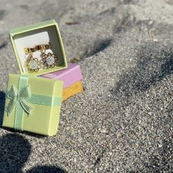 Flower Earrings For Girls