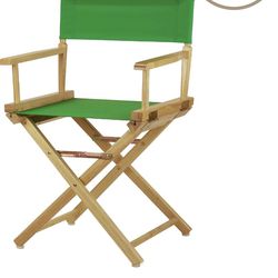 Directors Chair Natural Frame 18 Inch X 2, Canvas Sets