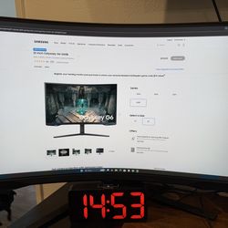 32inch Samsung odyssey G6 G65B