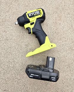 RYOBI 18V HP Brushless 3/8in 4 Mode Impact Wrench with Battery