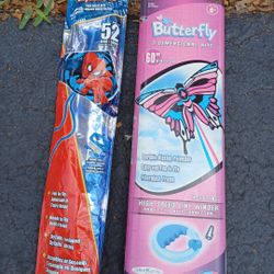 2 Kites..big 52 And 60 Inch