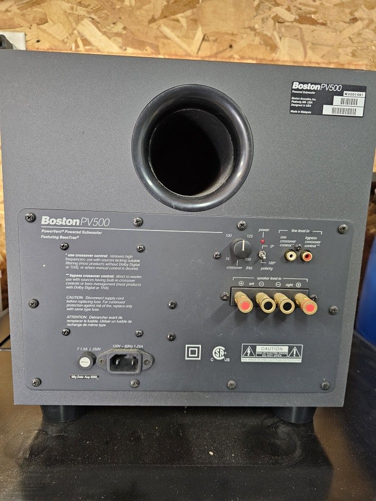 Boston Pv500 Subwoofer
