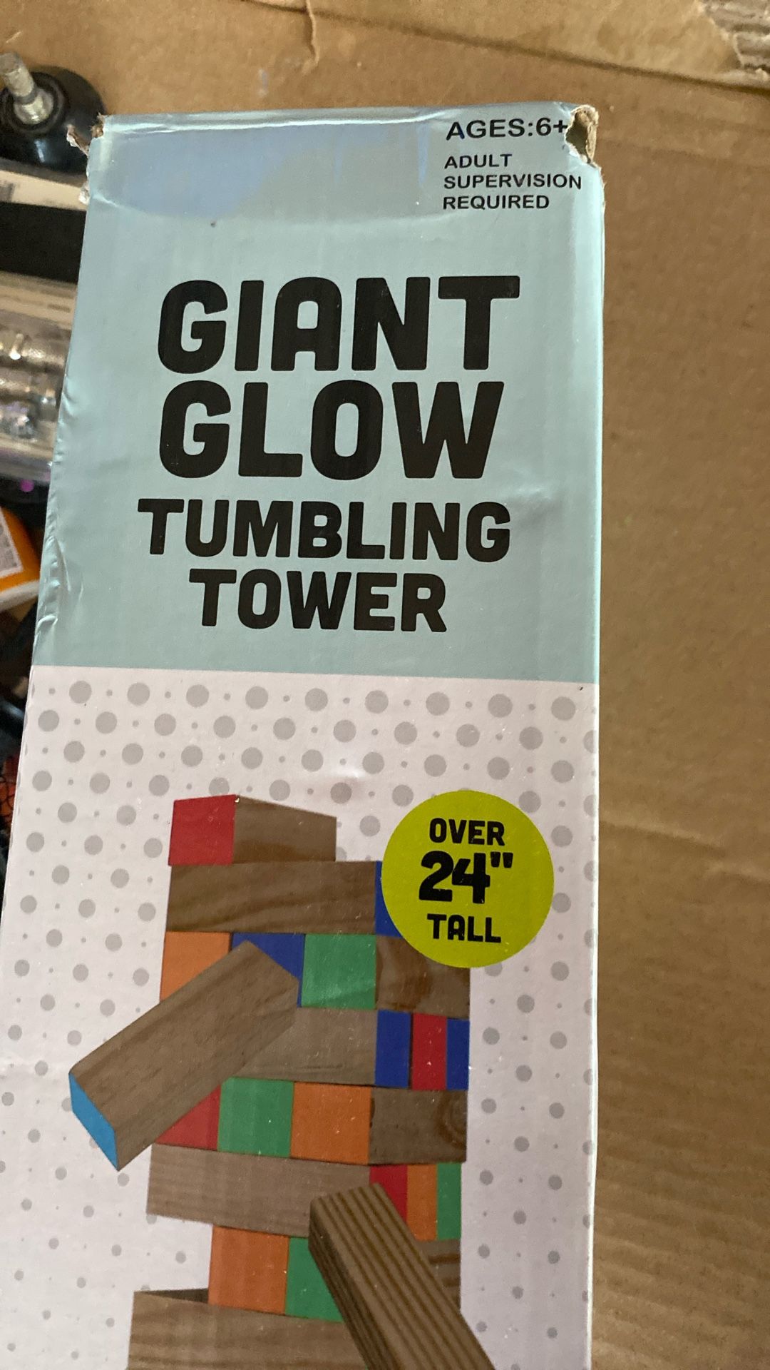 GIANT GLOW TUMBLING TOWER
