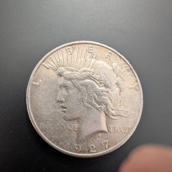 1927s Scarce Peace Dollar Coin