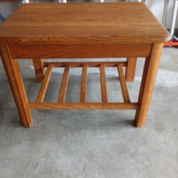 Solid Oak Coffee Table Small 