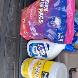 Laundry Power Pacs  65 Count Lysol Power Gel Disinfecting Wipes New 