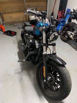 2015 Harley-Davidson Sportster 1200 — Custom Blue