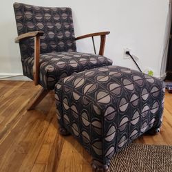 Vintage Swivel Rocker Chair - MidCentury Modern Style