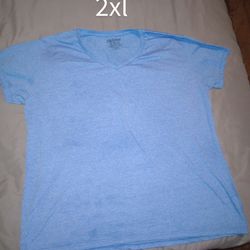 2xl Blue T-shirt 