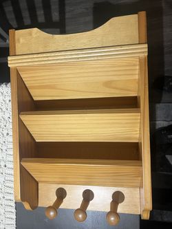 Wood Shelf Organizer