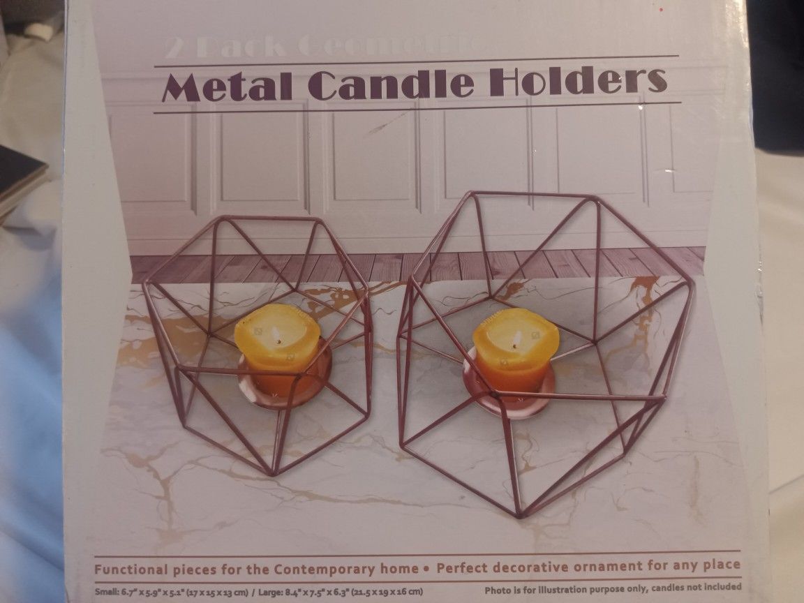 Metal Candle Holders