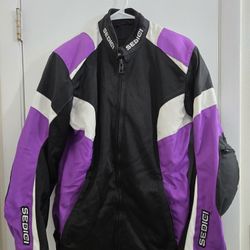 Sedici #16 Motorcycle Womens Large Federico Armored Padded Mesh