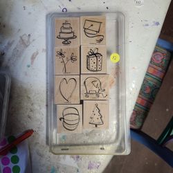 Assortment Of Rubber Stamps 