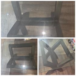 2 End Glass Tables