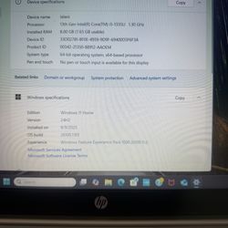 HP Laptop 15 – 13th Gen Intel i5 – Like New