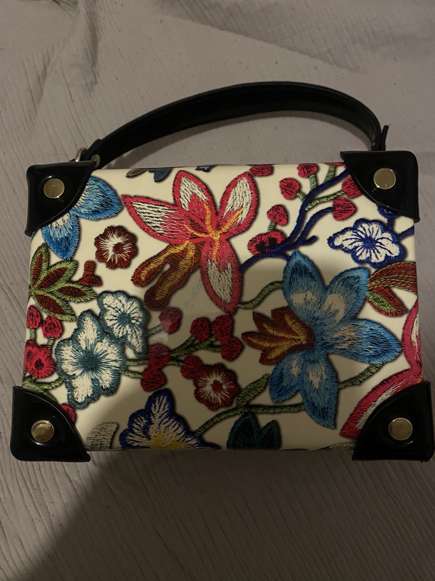 floral purse