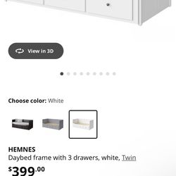 IKEA Hemnes Day Bed 