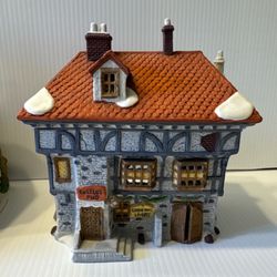 Department 56 Dickens' Village Tuttle's Pub Heritage Collection 1986 Handpainted