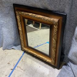 Old Wood Gold Gilt Mirror