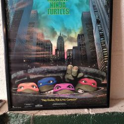 Teenage Mutant Ninja Turtles Framed Poster 