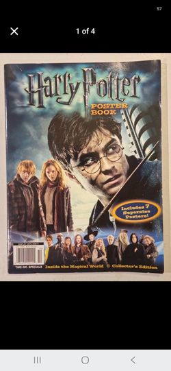 2011 COLLECTORS EDITION . HARRY POTTER POSTER BOOK . 7 SUPERSIZE POSTERS .