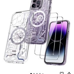 [3 in 1] for iPhone 14 Pro Max Case Magsafe