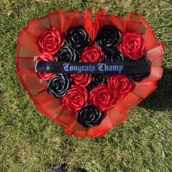 Heart bouquet for boy