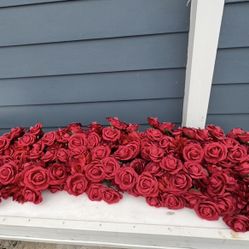 Red Roses for Runner, Arch Or Backdrop