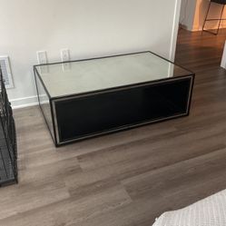 Mirror Coffee Table And Side Table Set