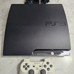 Sony PlayStation 3 Slim 320gb HEN 3.4 (Serviced & Cleaned) (PS3)