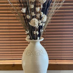 Vase with Flower Decor / Arrangement