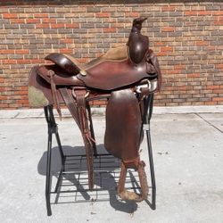 17 Inch Western Roping Horse Saddle