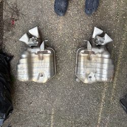 Valved Audi D4 A8L 4.0t Rear Mufflers