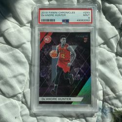 De'Andre Hunter Rookie Recon PSA Mint 9 Chronicles Basketball 2019-2020 Panini NBA 🏀