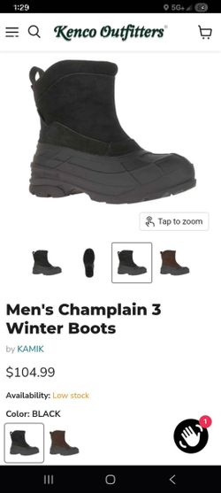 Kamik Mens 11 Slip proof Boots