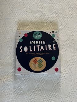 Wooden Solitaire Game