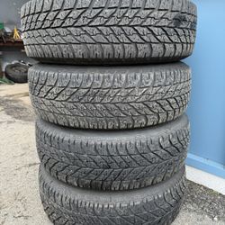 Wheels With Snows  15 Inch 