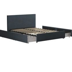 Kelly Queen Upholstered Bed

with Storage
