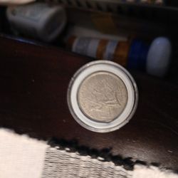 2000 Massachusetts Quarter With Heat Cracks All Through It