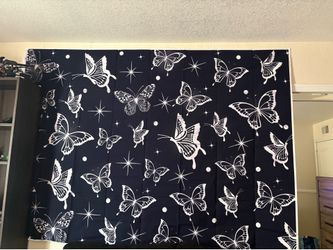 Y2K butterfly backdrop