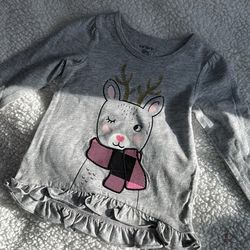Grey Reindeer Shirt