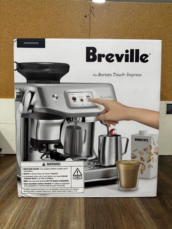 Breville Barista Touch Impress Espresso Machine BES881DBL.
