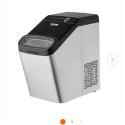 Countertop Ice Maker 33 lb./24 H Self-Cleaning Portable Ice Maker 2 Ways Water Refill Ice Machine with 2 Size Bullet Ice