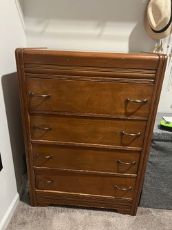 Solid wood antique dresser