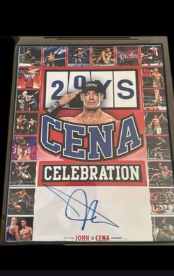 John Cena 11x14 Smackdown Event Signed WWE Autograph
