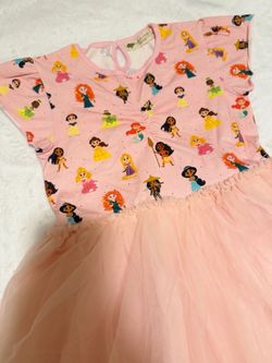 Girls Disney Princess Tutu Dress Pink