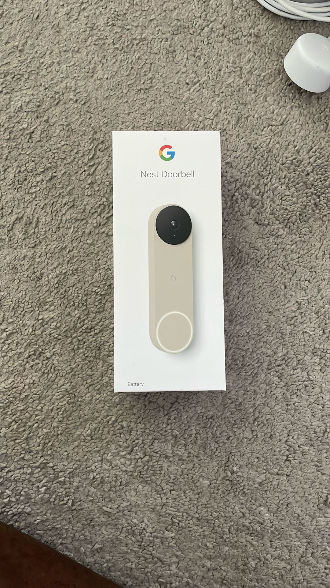 Google Nest Doorbell - (Wired, 2nd Gen) - Wired Video Doorbell Camera - Doorbell Security Camera - Linen